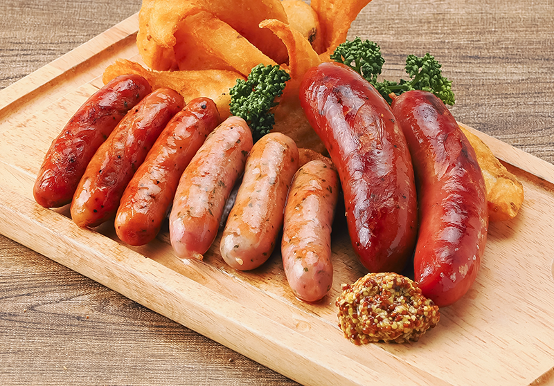 ソーセージ8本盛り＆ポテト