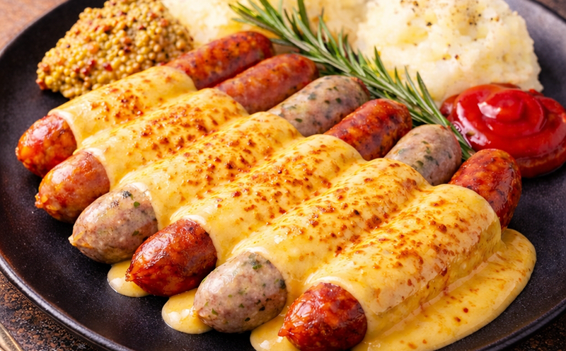 炙りチーズの本格 ドイツソーセージ6本盛り合せ